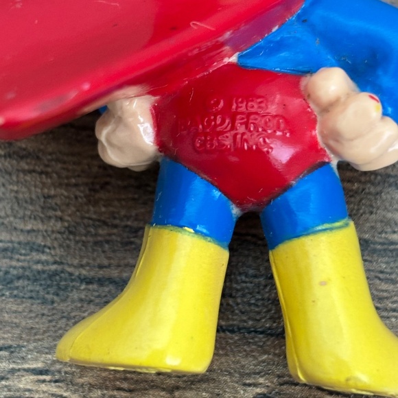 VINTAGE Alvin & the Chipmunks SUPER HERO ALVIN PVC Figure Bagdasarian 1983 CBS - Picture 2 of 8